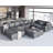 Zendajas Upholstered U-Shaped Sectional Reversible-1503399791
