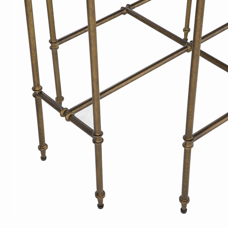 Barnes 26.25'' Glass Top Console Table
