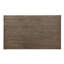 Solid Wood 2 Hidden Drawers Dining Table In Casual Setting, Wire Brushed Brown Hue For Room,