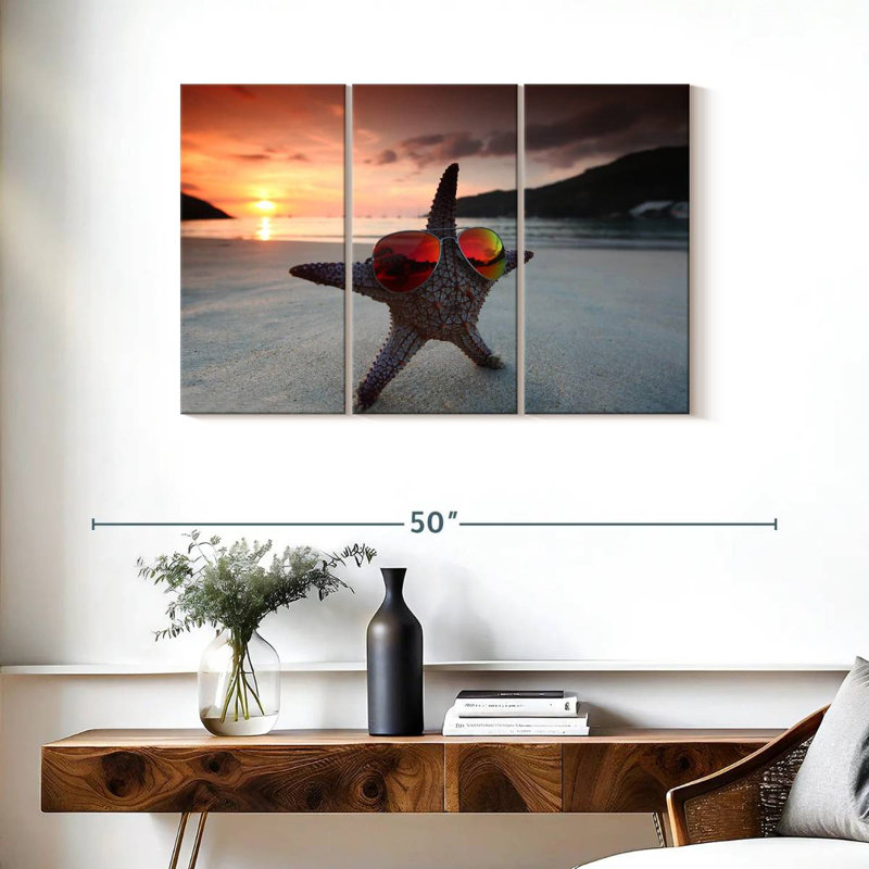 Cool Starfish, 24" H x 38" W