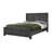Kardelen Panel Bed in Dark Gray-1236759447