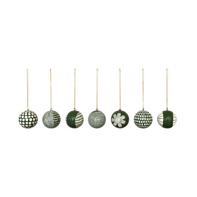6 Piece Ball Ornament Set