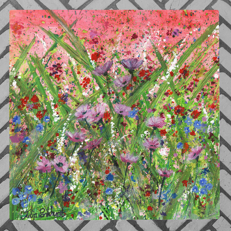 PANKHURST GALLERY Traditional Plants & Flowers Wall Decor on Ceramic
