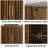 Buffet Cabinet - Walnut With Large Storage Compartments Louvered Doors Walnut, For Dining & Living Rooms