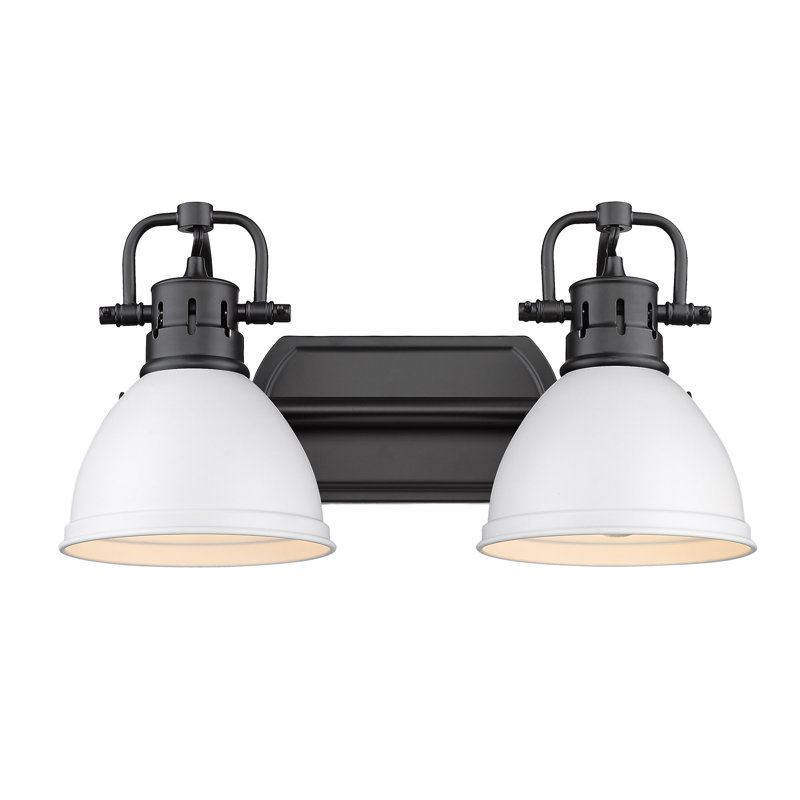 Lyndee 2 - Light Dimmable Vanity Light, Matte White, Matte Black