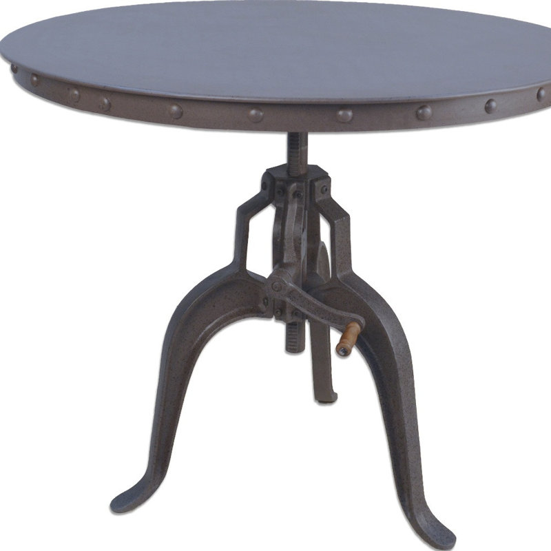 Table de salle à manger 36 po., Gris, Bois manufacturé