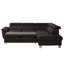 Alfreddie Leather Corner Sofa with Sleeping Function and Storage-356251846-356251849