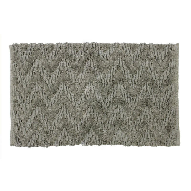 Tapis pour salle de bain zag zig