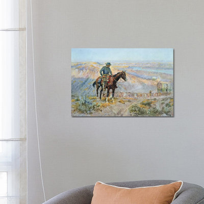 The Wagon Boss by Charles Marion Russell - 1 Piece Wrapped Canvas Painting