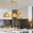 Buonomo 66.1" H 3-Light Rattan and Metal Dimmable Island Pendant-73328517