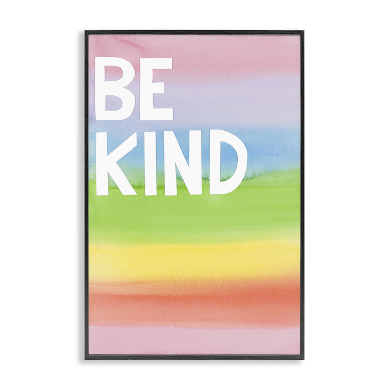 Be Be Ombre, arc-en-ciel, estampe numérique par Jen Bucheli, H 18 po x l 12 po, Giclée encadrée noir minuit