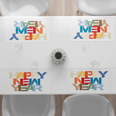 Polyester Abstract Rectangle Placemat