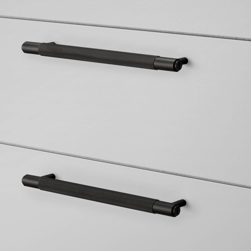 Pull Bar / Cross, Smoked Bronze, 8 43/50"