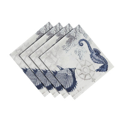 Seaside Postcard 19" x 19" Napkin
