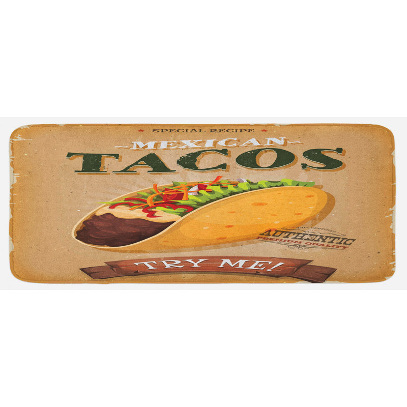 Tapis de cuisine Fast Food
