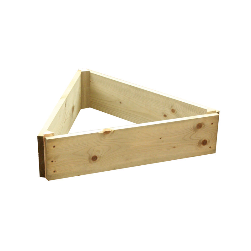 Kermit Triangular Raised Bed, 60cm each side, Height 15cm