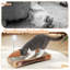 2-in-1 Cardboard Cat Scratcher Lounge