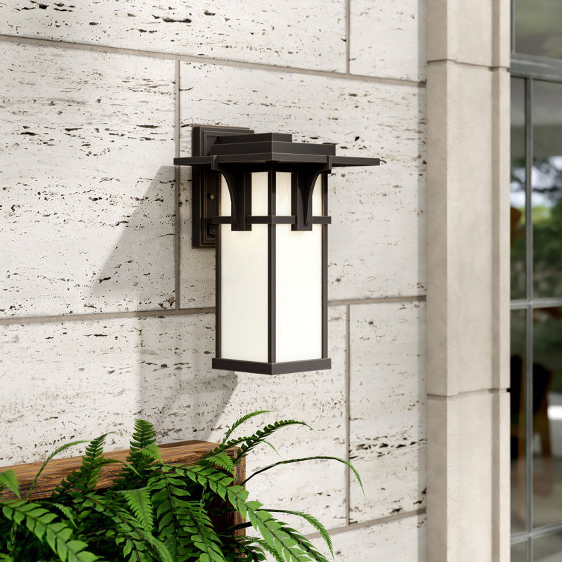 Manhattan 1-Light Outdoor Sconce, 100W Max Medium, 15" H x 9.3" W x 10.3" D