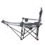 Fauteuil de camping inclinable, inclinable et réglable à 4 positions avec appui-tête et repose-pieds, supporte 220 lb