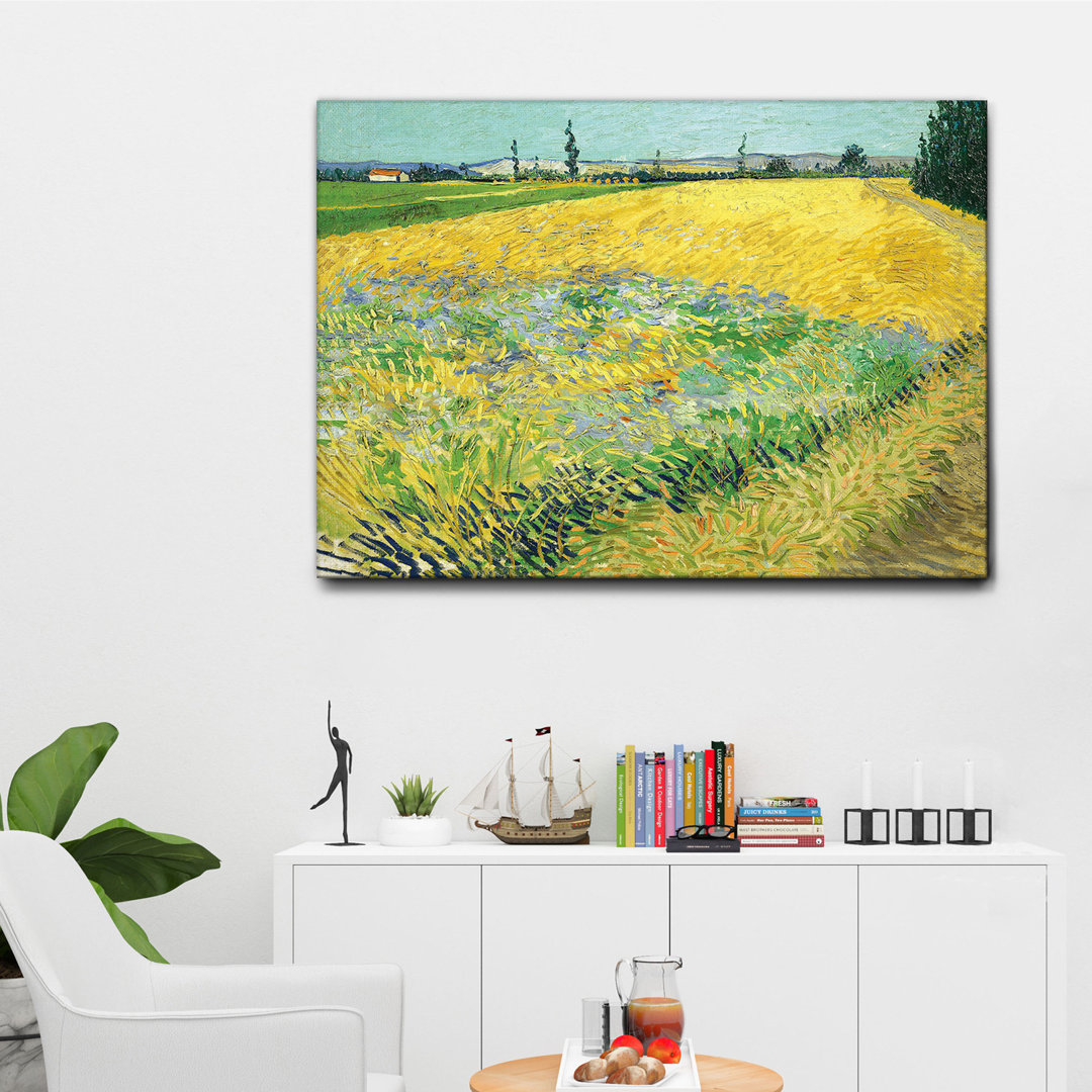 Leinwandbild Wheat Field von Vincent Van Gogh