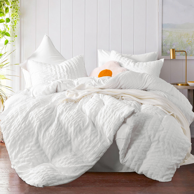 Duvet Cover, Cream, Queen Duvet Cover + 2 Standard Shams