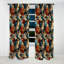 Rideau à motif floral - motif floral cachemire - 1 panneau-107547633