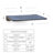 18 inch Silhouette SlimLine Folding Wall Mount Shower Bench Seat, Sea Collection, Navy Seat with Silver Frame