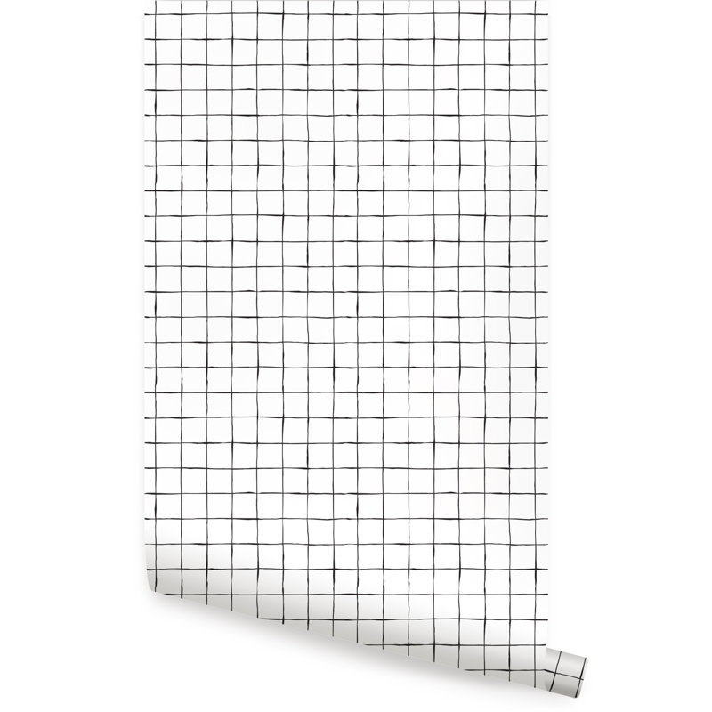Peel & Stick Geometric Roll, 2' W x 18' L
