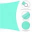 Yescom 13X10ft 97% UV Block Rectangle Sun Shade Sail Outdoor Patio Outdoor Garden Cour-57093224