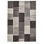Langley area rug Machine Woven Rectangle Grey/Black-24398529
