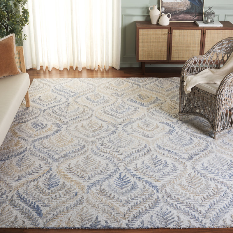 Tapis beige / gris Cristionna 804, Rectangulaire 8 pi x 10 pi