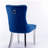 Tufted Solid Wood Contemporary Velvet Upholstered Dining Chair with Chrome Stainless Steel Plating Legs,Nailhead Trim,Set of 2-2091873323-2091873310
