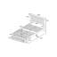 Lit en velours côtelé gris anthracite de style moderne, grand lit, base de lit disponible avec rangement, structure,