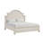 Dilys French Traditional Tufted Upholstery Bed, Antique White, King-640322414