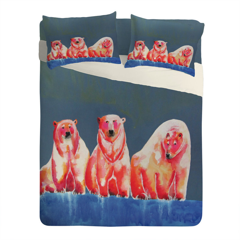 Polarbear Blush Pillowcase, Standard