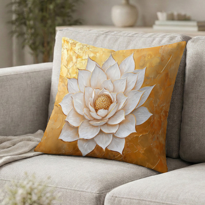 Coussin Golden Dream, H 20 po x l 20 po