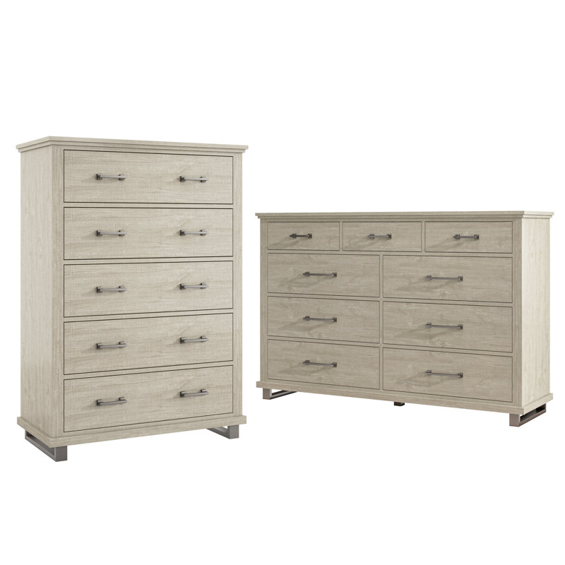 Ensemble de 2 commodes