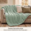 Jeté épais 100% chenille tricoté à la main pour canapé Essential Bedure-105670882