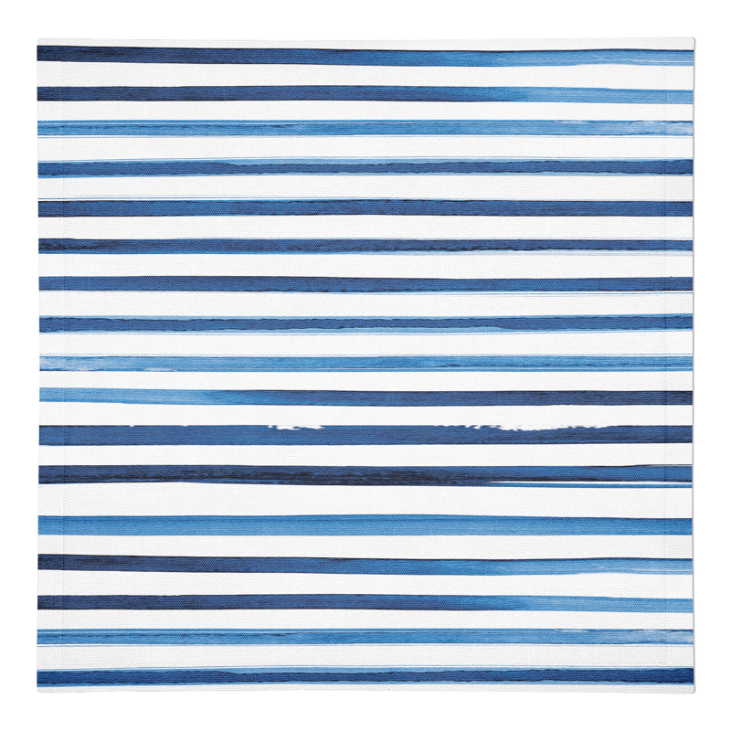 Cotton Twill Striped Square Napkin
