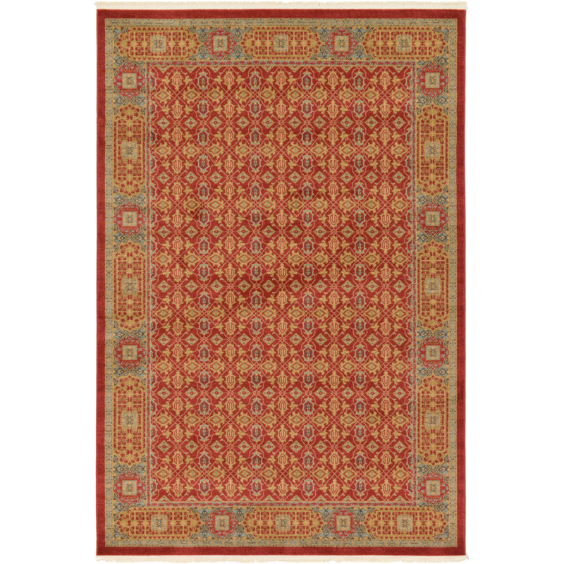 Ophelia Geometric Indoor Rug, Rectangle 6'1" x 9'