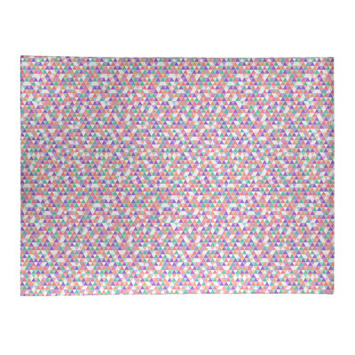 Tapis triangle/zone saumon