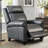 33.5" Wide Traditional Breathable Top Grain Genuine Leather Pushback Recliner (Set Of 3)-1872548630