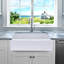 Island 33'' L Single Bowl Fireclay Kitchen Sink