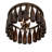 26" Wide Tuscan Vineyard Wine Bottle Chandelier