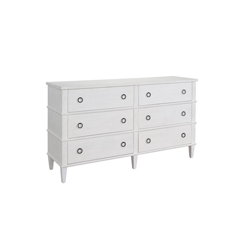 Bilbrook 6 - Drawer Dresser, White