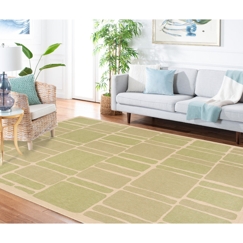 Tapis à motif géométrique Kirstey Martha Stewart, Rectangle 6 pi 7 po x 9 pi 6 po