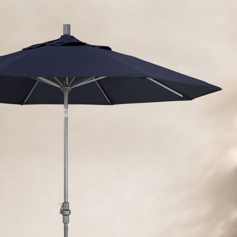 Parasol Sunbrella® 108 po Romany, Toile bleu marine Sunbrella®