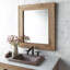 Vintner Rustic Beveled Bathroom Mirror-73277602