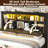 Farmhouse Bed Frame With Bookcase Storage Headboard, Charging Station And LED Lights-437135281-461465110