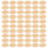 Ensemble de 60 napperons en jacinthe d'eau tissés à la main, tapis de table ronds résistants à la chaleur pour table de salle à manger, cuisine, restaurant et réception, diamètre de 11,81 po